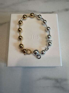 Jenny Bird Celeste Gold Tone Plated, Silver Plated Bead Bracelet